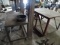 (2) METAL SHOP TABLES ON CASTERS, 36