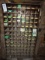 112 HOLE BOLT BIN W/ CONTENTS OF BOLTS & HARDWARE