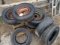 (8) SPARE WAGON & IMPLEMENT TIRES