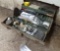 TOOLBOX W/ ELECTRICAL BREAKERS, WIRE CONNECTORS & RELATED