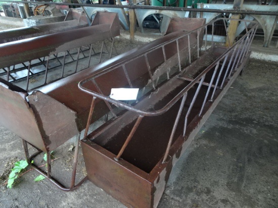 (2) 24"X10' METAL CALVE FEEDER