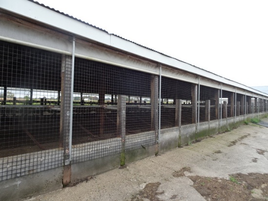 (2) 132’ SECTIONS OF FREESTALL BARN SIDE CURTAINS