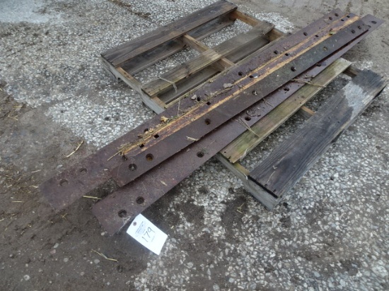 (4) PCS. GRADER BLADE CUTTING EDGES