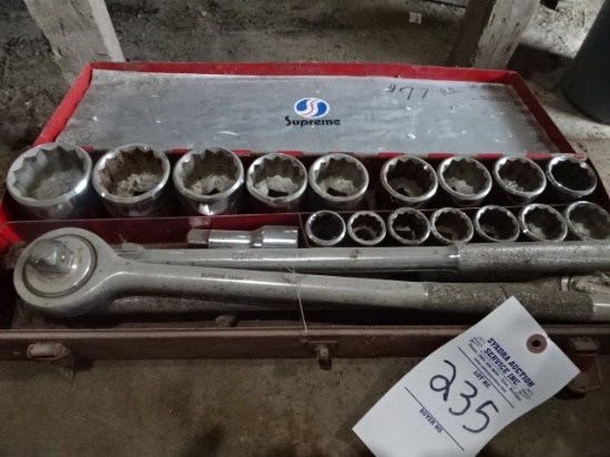 SUPREME 3/4" 12PT. SOCKET SET