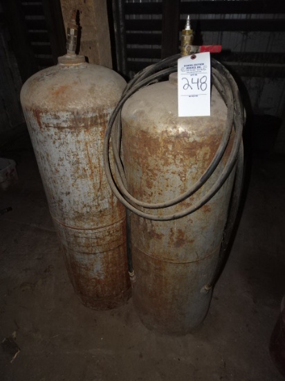 (2) 100LB AIR CYL. TANKS