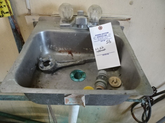 SMALL ELSINGER S.S SINK W/ FAUCET