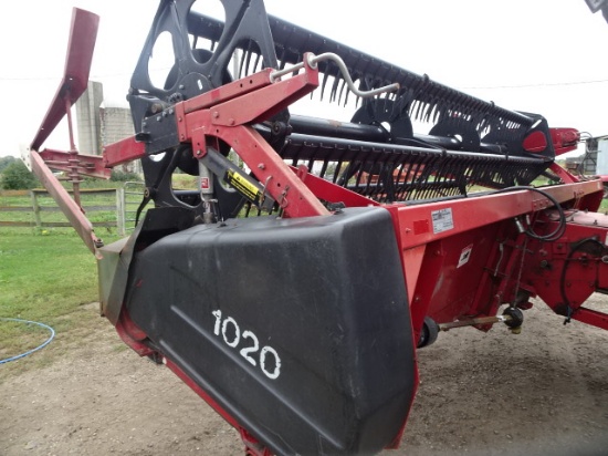 CASE IH 1020 17’ GRAIN HEADER W/ REBUILT CUTTER BAR SN# JJC0065605