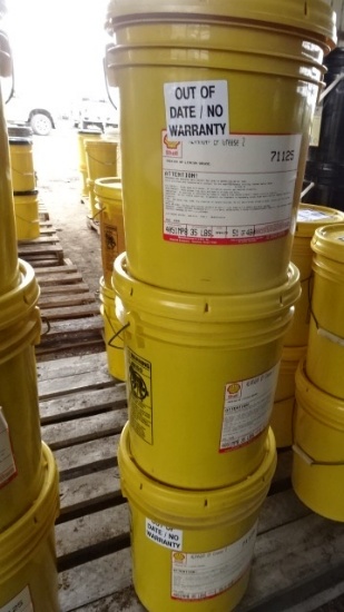 (3) 5 GAL. PAILS SHELL ALVANIA P GREASE 2 LITHIUM