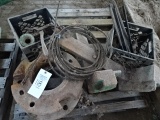 PR. JD 730 FRONT END & REAR WHEEL WEIGHTS, FIT N.F TRACTORS