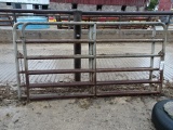 (2) 8' METAL PIPE GATES