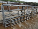 (3) GALVANIZED GATES 2-12' & 1-14'