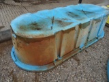 BEHLEN BLUE 300 GALLON 8' DIA. POLY STOCK TANK