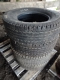 (4) GENERAL LT 235/80R17 USED TIRES, INMOUNTED