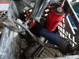 CRATE OF BARREL PUMP & GREASE GUNS