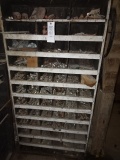 WOODEN BOLT BIN W/ CONTENTS