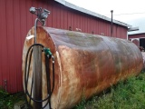6,000 GALLON DSL.  TANK W/ 115V PUMP, WILL HAVE APPROX. 4,000+/- GALLON OF OFF ROAD DSL