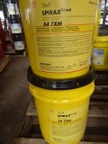 (2) SEALED 5 GAL. PAILS SHELL SPIRAX S4 TXM MULTI FUNCTION TRANS. FLUID