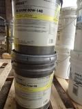 (2) SEALED 5 GAL. PAILS SHELL (1) SPIRAX H.D 80W-140 & (1)75W-90 GEAR OIL