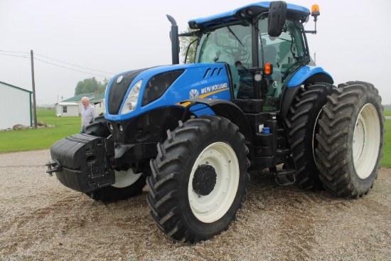 NEW HOLLAND T7-230 MFWD TRACTOR, ONLY 749 HRS, 1 OWNER