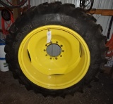 PR. OF GOODYEAR MTD. 15.5X38 ON TITAN RIMS, V.G COND.