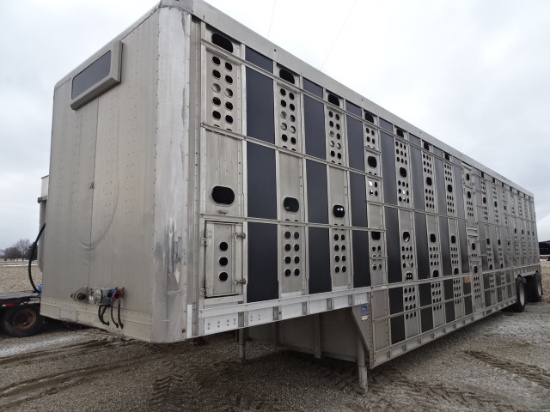 2014 EBY 53’ ALUMINUM CATTLE POT TRAILER