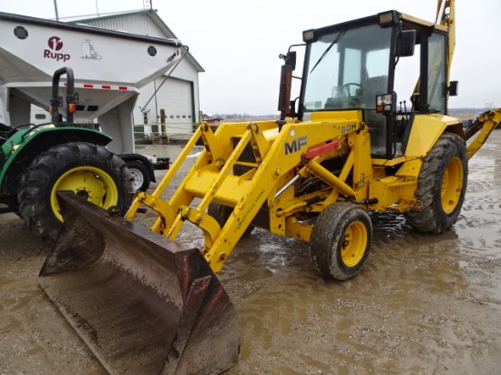 MF 60H 2WD DSL. LOADER/BACKHOE, CAB, DSL.