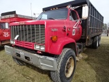 1986 CMG 7000 TOPKICK LIVE T/A GRAIN TRUCK,