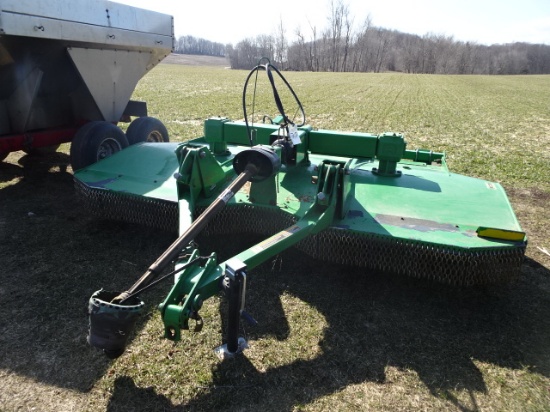 JD HX-10 ROTARY MOWER, DSL. BLADE, 540 PTO, AIRLESS HARD RUBBER TIRES, 10’