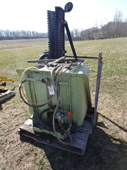 MYERS 100TMG WEED SPRAYER W/ 5’ SIDE MOUNT WEED BOOM, 100 GAL., 3 PT.