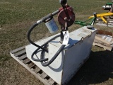DELTA STEEL PORTABLE AUXILIARY FUEL TANK W/HAND PUMP,