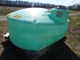 PORTABLE 325 GAL. POLY WATER TANK