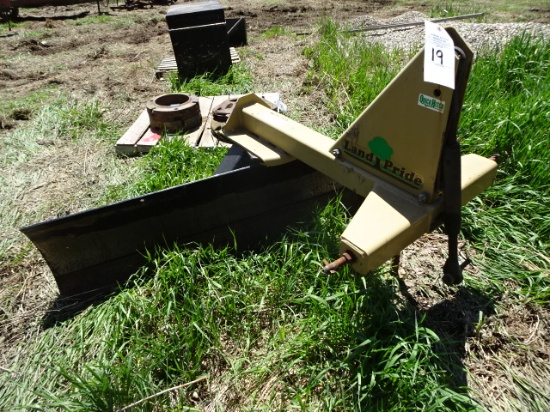 LAND PRIDE RB 2584 7’ 3 PT. BACK BLADE, LIKE NEW COND.