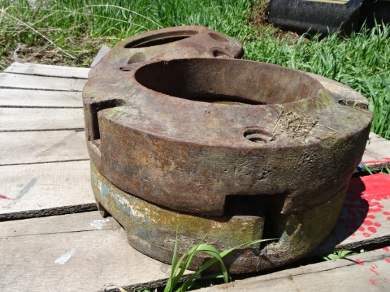 PR ALLIS CHALMERS WD SOLID CAST REAR WHEEL WEIGHTS