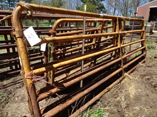 (2) SIOUX 12' METAL GATES, SELL ALL ON