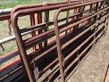 10' & 12' METAL GATES, SELL ALL ON