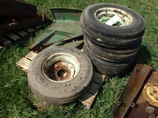 4 15" Tires + JD Fenders