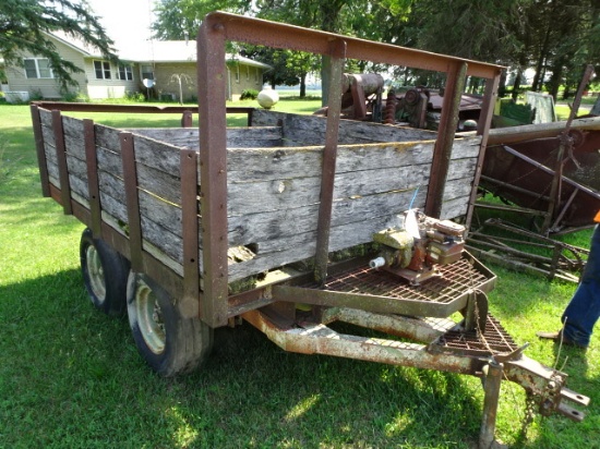 T/A Farm Cart w/ Gas Water Pump