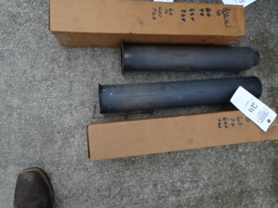 2) JD G-60-70-620 EXHAUST PIPES