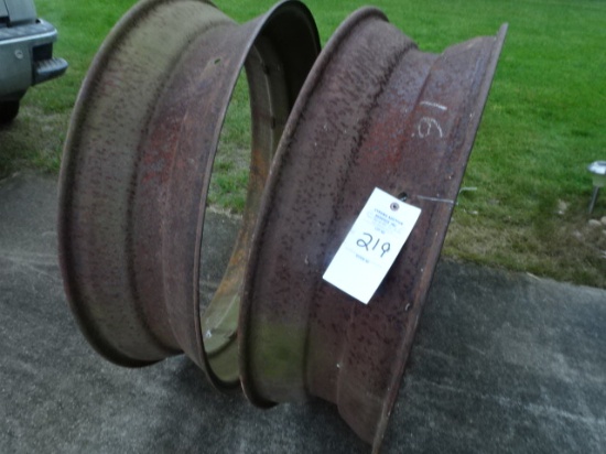 PR OF F&H 12X38 RIMS