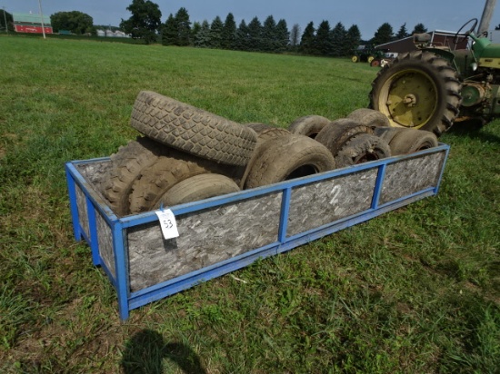 Steel Frame Crate w/ Tires