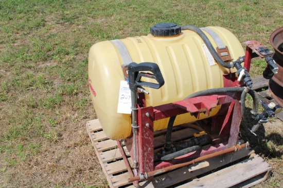 50 GALLON DEMCO 3PT SPRAYER, PTO PUMP, NO BOOMS