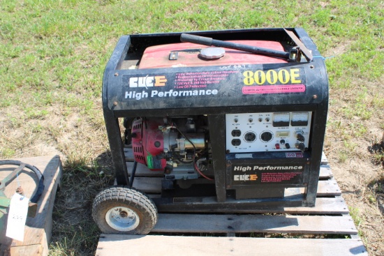 8000 Watt Portable Genset, As-Is Stuck Engine