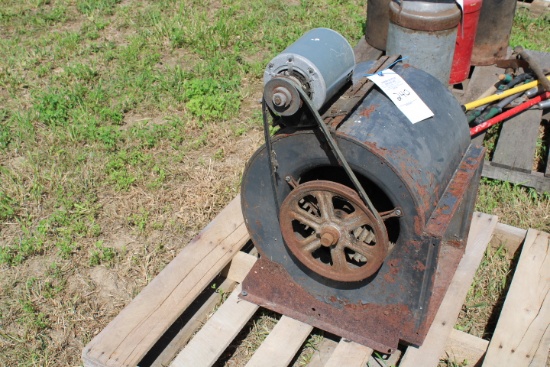 Squirrel Cage Blower Fan W/ Electric Motor