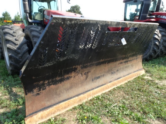 2020 GROUSER AG PRO SILAGE SPECIAL 14’ RIGID PUSH BLADE, V.G CONDITION, SN# 10206514