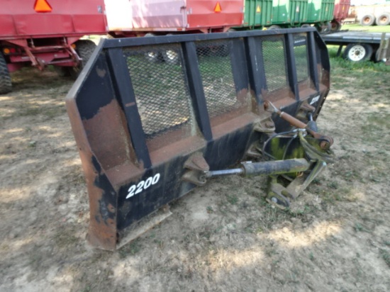 2007 Grouser 2200 12’ Push Blade, W/ Fh 400 Front Mount Bracket
