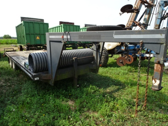 *2000 H&S Single Wheel Tandem Axle Gooseneck Trailer,