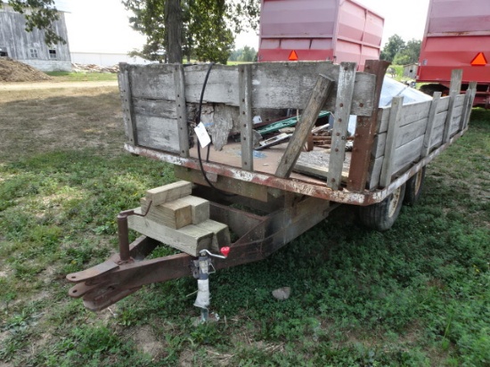 8’X14’ T/A Hyd. Dump Trailer, Steel Bed, Off Road Farm Use!