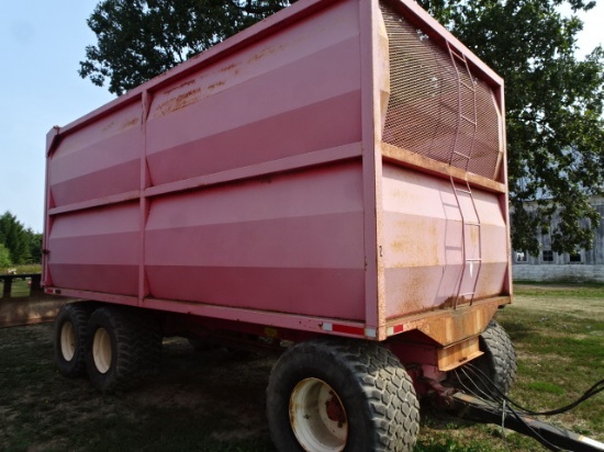 KNOWLES 30 TON TANDEM FORAGE DUMP BOX