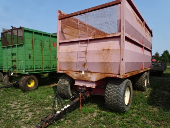 KNOWLES 30 TON TANDEM FORAGE DUMP BOX