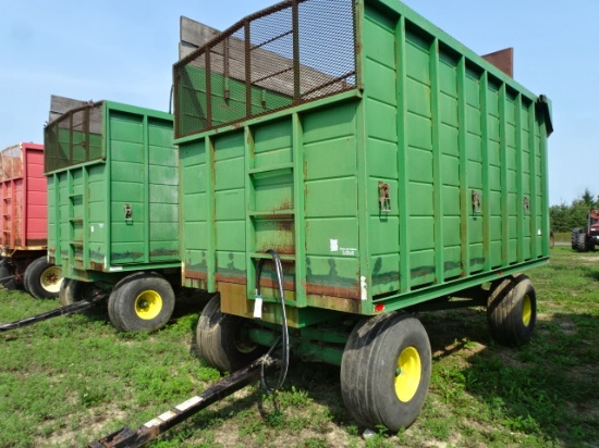 Thelan Ag Product Metal Forage Hyd. Dump Wagon